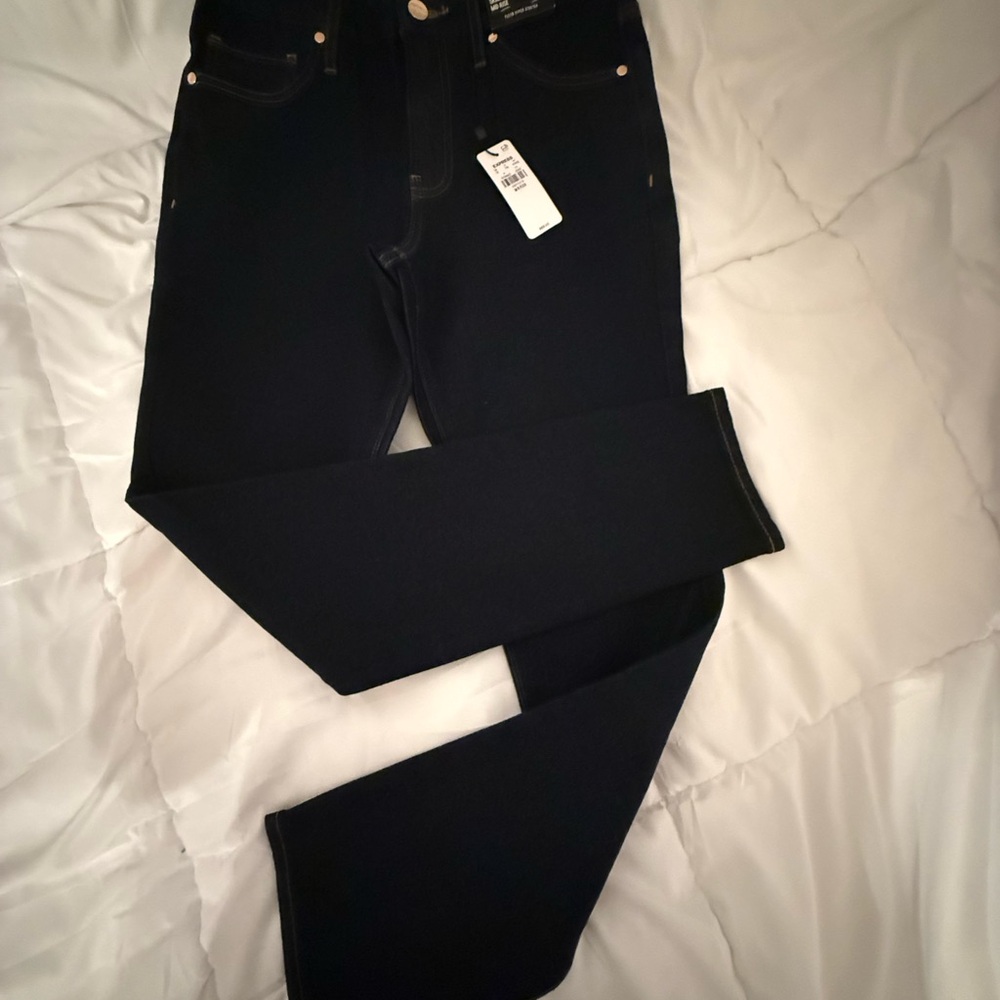 Mid Rise Dark Wash FlexX Skinny Jeans J